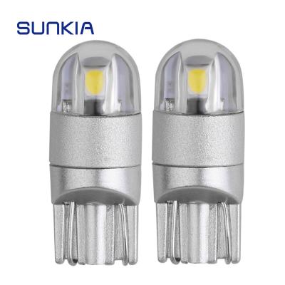 China LED Car Width Lamp Car Accessories Car Door Reading License Plate Light T10 3030 Auto Styling Turn Signal 2SMD Bulb Halogen for sale