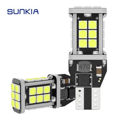 China SUNKIA Super Bright Reverse Light With 3030 24LED 912 921 T15 W16W Car LED Back Light Auto Styling LED Bulb Halogen for sale