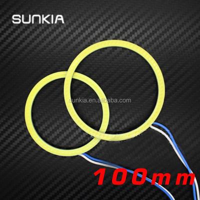 China COB Angel Eyes Ring 100mm COB Angel Eyes Ring 100mm Super Bright Daytime Running Halo Ring DRL for sale