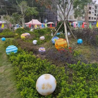 China Modern PE Plastic 16 Colors Loading Tree Hanging Ball Led Ball Outdoor Light Garden Decoration Plastic Waterproof Ball for sale