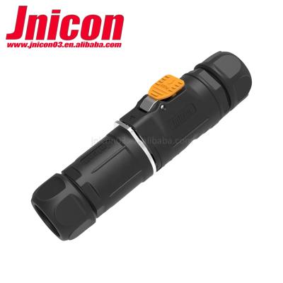 China Power Hot Products Sold Waterproof PA66 Bulkhead Connector Mj32 2Pin Bayonet In-Line And Metal Connector for sale