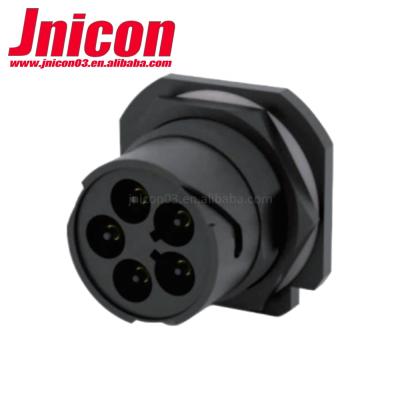 China Hot Sale Jnicon M40 5pin High Current Durable Circular 150A IP67 Connector for sale