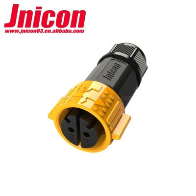 China Cable To Wire Waterproof M25 2-5pin Cable Connector For Medical Communication Equipment Push Locking M19 Screw Terminals Connectors for sale