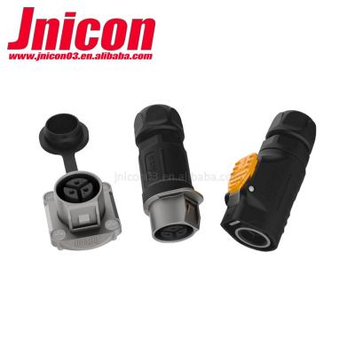 China Latest Power Metal Lock 3 Pin Male Female MJ16 IP67 Water Proof Fast Power Connector for sale