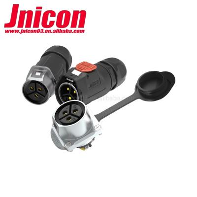 China Online Selling MJ24 Series 2pin 3pin 4pin LED Metal Waterproof Power China Jnicon Industrial Connector for sale