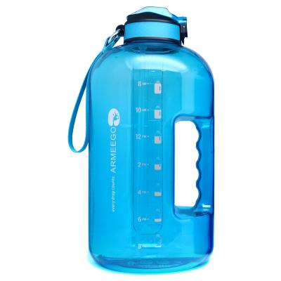 China Amazon Sustainable Best Seller 1 Gallon Water Bottle With Straw BPA Free Gallon Motivational Water Bottle With Detachable Strap for sale