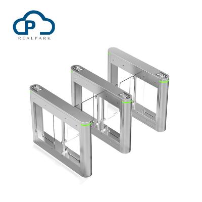 China Modern Customized Swing Barrier Gate Automatic Pedestrian Swing Turnstile Used In Building for sale