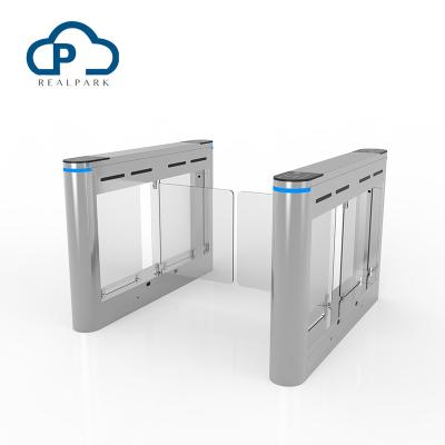 China Automatic Swing Barrier Supply Security Door Systems Enter And Exit Swing Barrier Gate for sale