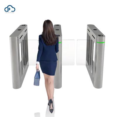 China Fully Automatic Turnstile Access Swing Turnstile Gate Card Inserted Turnstile For Hotel And Office for sale