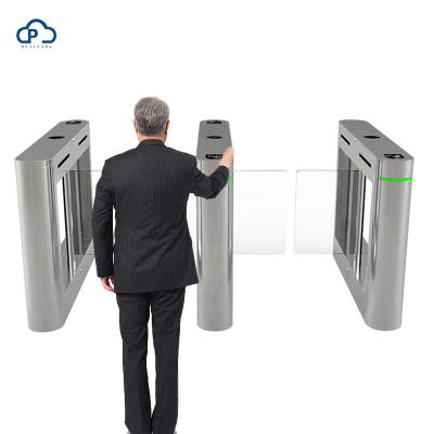 China Automatic Security Swing Turnstile Speed Barrier Gate Swing Turnstile Gate Access Control Entrance Gate for sale