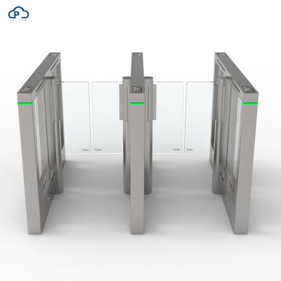 China 304 Stainless Steel Barrier Arm Swing Turnstile Gate Anti Collision Glass Swing Gate Turnstile China for sale