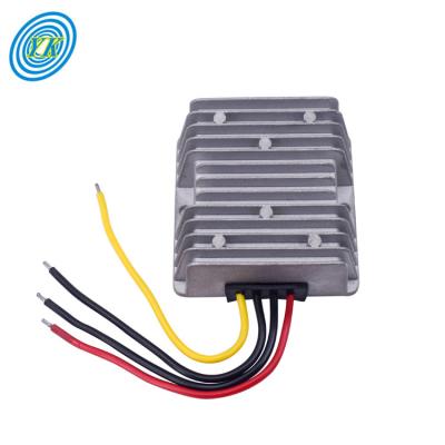 China Fully Waterproof IP68 24v Waterproof Potting Power Supply to 12v 40A Male DC DC Converter for sale