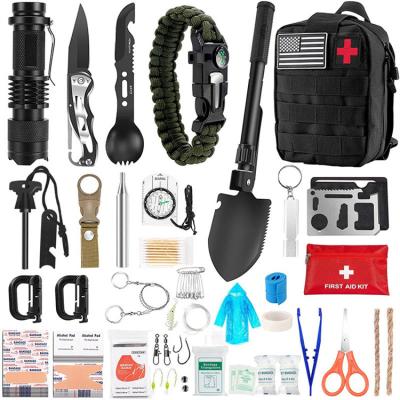 China Multifunctional First Aid Kit Bag Pack Home Travel Sports Wilderness Survival Kit Bag for sale