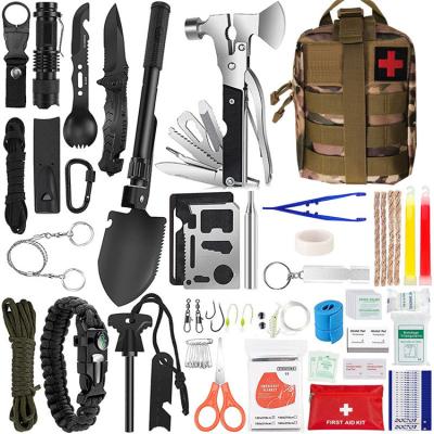 China Wedacraftz Multi-Functional Bug Out Bag SOS First Aid Tactical Kit Survival Kit Outdoor Emergency Survival Tool Kit for sale