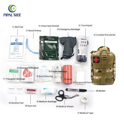 China Multifunctional Survival Tools Trauma Aid Box Medical First Aid Kit For Travel for sale