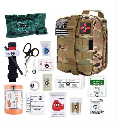 China Wedacraftz First Aid Kit SOS Survival Tools Emergency Medicine Kit Set Bag For Tactical Multifunctional Trauma IFAK Use for sale