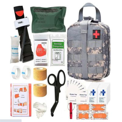 China Multifunctional First Aid Kit Wedacraftz Trauma Survival Tactical IFAK Tools Use Emergency Medicine SOS Kit Custom Logo for sale