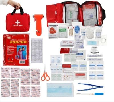 China Wedacraftz Multifunctional Emergency Trauma Survival Tools First Aid Kit 300 Pieces Outdoor Emergency Medical Kit For Travel Custom Logo for sale