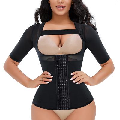 China Breathable Women Arm Shaper Breast Lift Breast Belly Control Back Support Shaper Slimmer Wear Corset for sale