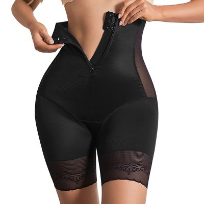 China Antibacterial Custom Made Belly Top Waist Slimming Elastic Women Buttocks Shaper Front Zipper Shapewear Double Layer Bone Lifter 4 Butt Lifter for sale