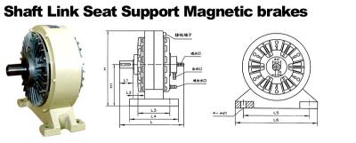 China Axle Link Seat Support Magnetic Powder Brake FZ for sale