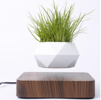 China hotsale 360 rotating magnetic levitation air bonsai plant tree flowerpot for home gift decor PA-0734 for sale