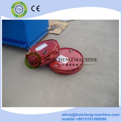 China hydraulic vertical drum crusher baler/hydraulic Steel drum press hydraulic oil cans compactor for sale