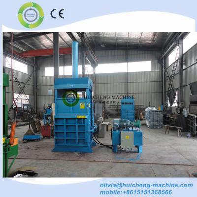 China hydraulic press vertical coconut fiber/vertical hay straw baling press machine/ vertical plastic bottle compactor for sale