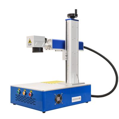 China Air Cooled Stainless Table 20w 30W 50W Jpt Mopa Color Fiber Laser Marking Machines / Fiber Laser Marking Machine 30W For Color Marking for sale