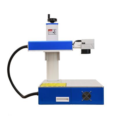 China Air Cooled Desktop Portable Marker Mopa 20w 30w 50w Raycus Fiber Laser Marking Tools For Metal for sale