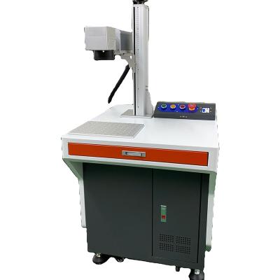 China Air Cooled Fiber Laser Marking Machine , Galvanized Metal Fiber Marking Machine for sale