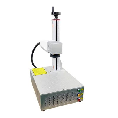 China Air Cooled Portable Metal Fiber Laser Marking Machine 20 30W 50W 100W for sale