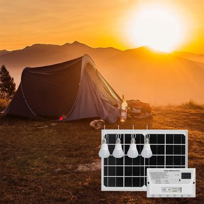 China Outdoor/Home Solar Panel Solar Power System New Product Camping Light Power Home Lighting Systems Cheap Solar Powered Power for sale