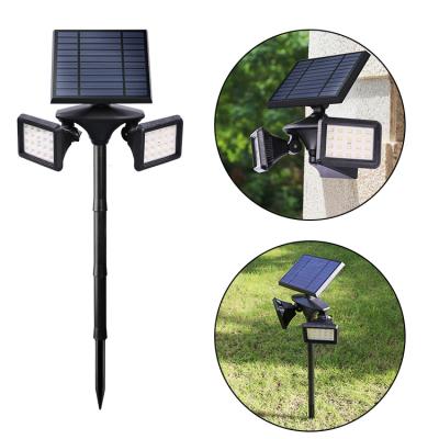 China Garden Spot Light Led Wall Lamp New Led Lighting Solar Spotlight Outdoor Garden Solar Light for sale