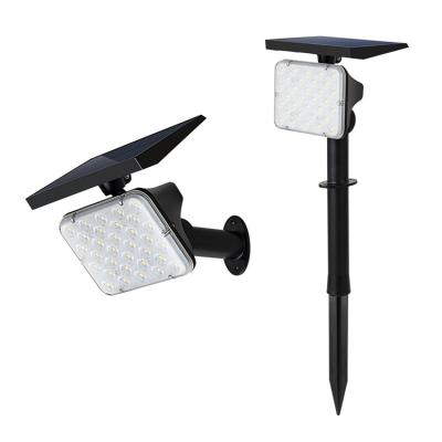 China Garden Led Outdoor Lighting Solar Spotlight Waterproof Solar Garden Lawn Spike Led Spot Light for sale