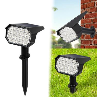 China New Design Solar Powered Garden Outdoor Waterproof Spike Led Spotlight Solar Garden Lawn Spot Light for sale