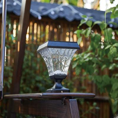 China ABS ip55 Outdoor Waterproof Pillar Light Modern Solar Energy Saving Pillar Light Housing Led Solar Pillar Light for sale