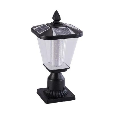 China Outdoor Led Solar Powered Garden Lights Post IP65 Aluminum Solar Post Lights Pillar Pillar Pathway Waterproof Solar Outdoor Lamp Base for sale