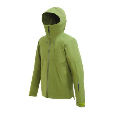 China Custom QUICK DRY Men's Winter Waterproof Snowboard Windproof Ski Suit Jacket With Hoodie for sale