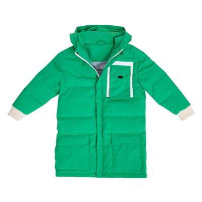 China QUICK DRY Warm Thick Coat Cotton Hooded Kids Winter Customization Children Down Jacket for sale