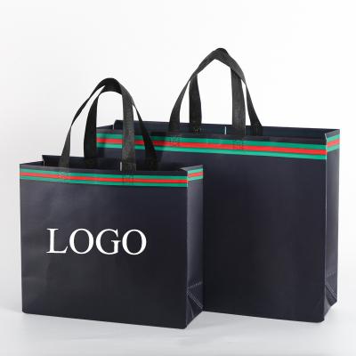 China Movie Advertising Recyclable Three-Dimensional Custom Shopping Bag Folding Gift Packaging Bag Customized Portable Non Woven Tote Bag for sale