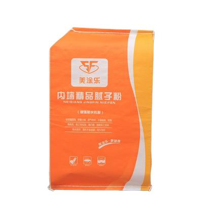 China Custom Impact Resistance Plastic Woven Composite Powder Bag Tile Adhesive Valve Building Material Chemical Packaging Bag for sale