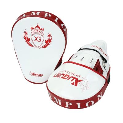 China Good Performance PU Ring Side Cushioning High Quality Durable Focus Pads Gloves Focus Wholesales Leather Focus Boxing Gloves For Muttahida Majlis-e-Amal Training karate for sale