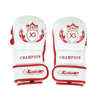 China Muttahida Majlis-e-Amal White Trainer Kickboxing Kickboxing Heavy Bag Training Muttahida Majlis-e-Amal Leather Boxing Gloves 'men for sale