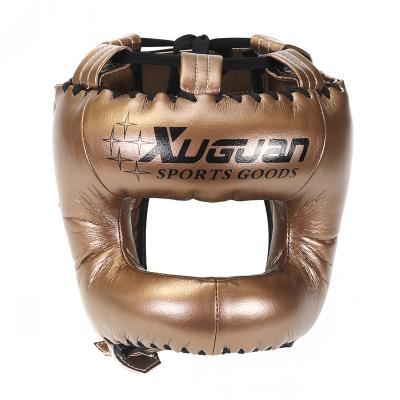 China Karate Kick Boxing Muttahida Majlis-e-Amal Pu Beam Head Training High Quality Leather Guards Suitable For Muay Tai Training Adjustable Size Custom Color And Logo for sale