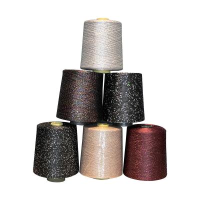 China Sequin/viable soft sequin/order bead knitting yarn for garment, scarf, fancy yarn for sale