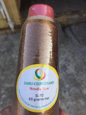 China Bangladesh Market MS type S-14 net gold w. 65g package lurex embroidery thread for sale