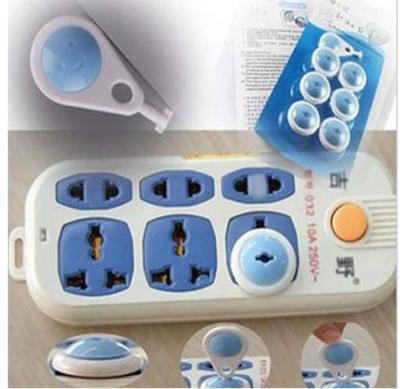 China New 6pcs+1key Electrical Socket Outlet Safe Lock Cover For Baby Kids Safety EUR for sale