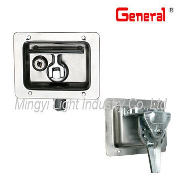 China 50012L stainless steel 3-point key-locking flush latch for sale