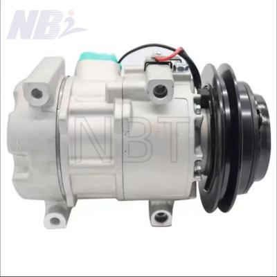 China 12V DV9 Compressor For Kioti Tractor AD1445N WXTK392 Excavator Air Conditioner Engineering Vehicles R134a Refrigerant Car Models for sale